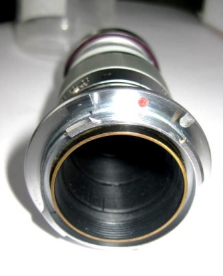 Leica Ernst Leitz GmbH Wetzlar Camera Lens Elmar F-9cm (90mm
